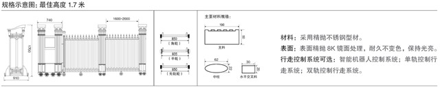 不銹鋼電動(dòng)伸縮門王者四號(hào) 不銹鋼電動(dòng)伸縮門王者四號(hào)